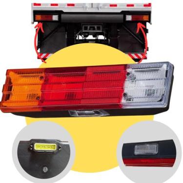 Imagem de Lanterna traseira c/ vigia conector caminhão mb atego atron+ - FLASH T