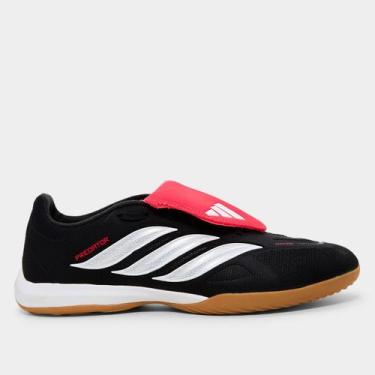 Imagem de Chuteira Futsal Adidas Predator League LIN Unissex, Chumbo, 40