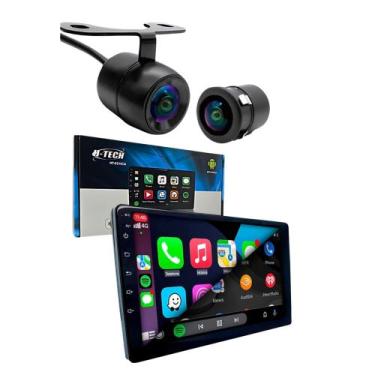 Imagem de COMP Kit Multimídia 9 Android H-Tech 2GB 32GB CarPlay Android Auto + C