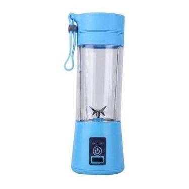 Imagem de Copo Mixer Liquidificador Portátil Carregador Pessoal Q-1359 -USB AZUL