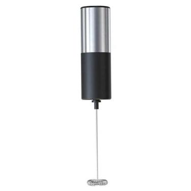 Imagem de Mixer Mini Misturador Batedor Bebidas A Pilha Portátil Inox - Kadê, A 