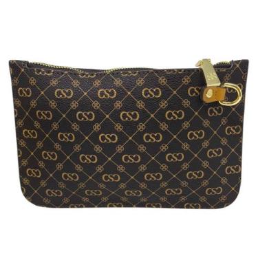 Imagem de Necessaire Feminina Resistente Elegante Estojo Leve Chenson, Cafe, UN