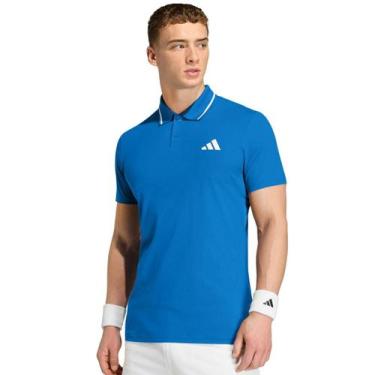 Imagem de Camisa Polo Adidas Climacool Freelift Pro Azul, G