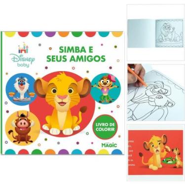 Imagem de Livro de Colorir COMFY Rei Leao 24PGS - Magic KIDS