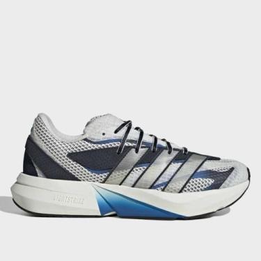 Imagem de Tênis Adidas Lightblaze Masculino, Branco, Azul, 43