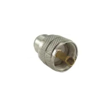 Imagem de Conector UHF Macho Reto Prensa Cabo KM-8 para Cabo RG-58 Ou RGC-58 Até