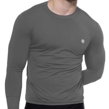 Imagem de Camisa Masculina Térmica Manga Longa Com Proteção Uv 50+-Masculino