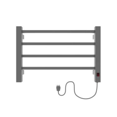 Imagem de Toalheiro Térmico Elétrico Casuli Quadratto Uno Cinza 127V 220V Lado D