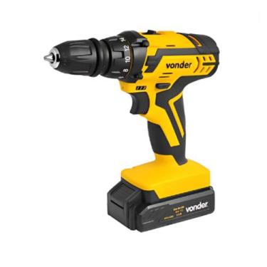 Imagem de Parafusadeira/Furadeira a Bateria 127V fonte Bivolt Automática - Vonde