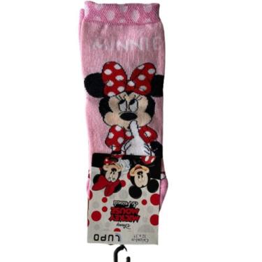 Imagem de Meia Lupo Infantil Meninas Disney Cano Médio Punho Soft Algodão, 2300,