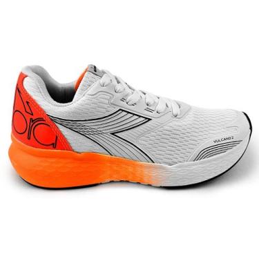 Imagem de Tenis Esportivo Vulcano 2 Diadora Corrida Original Com NF, Branco, 40,