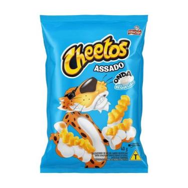 Imagem de Kit 10 Pacotes Cheetos Onda Requeijão 40g Elma Chips