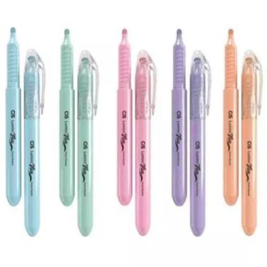 Imagem de Marca Texto Lumini Flex Pastel Cis Estojo 5 Cores