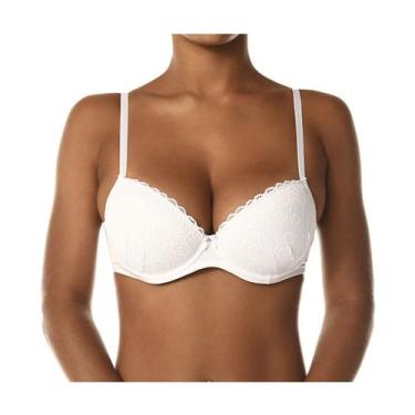 Imagem de Sutiã DeMillus Nova Gemma Bojo E Renda 067249., Branco, 50