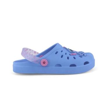 Imagem de Sandália Babuche Infantil menina Disney Stitch 23197 Grendene, 31, Azu