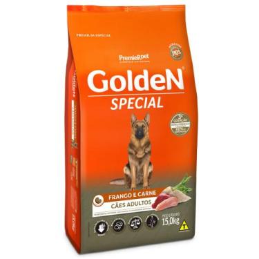 Imagem de Ração Golden Special para Cães Adultos Frango e Carne 15kg