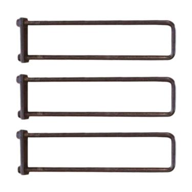 Imagem de Kit 3 Grampos para Carroceria de Caminhao e Carreta em Aco 5-8 400mm Modelo 1543-3UND-META Metasal
