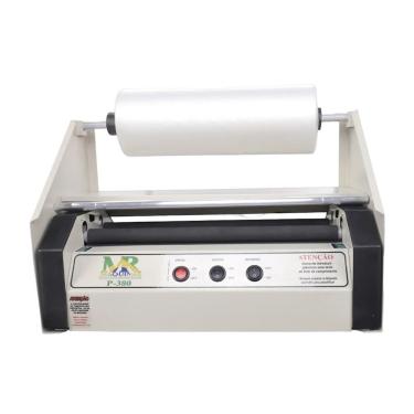 Imagem de Plastificadora P380 para Documentos A3 com Bobina Bopp Brilho 35cm 110V Sistema 4 Cilindros MR Máquinas