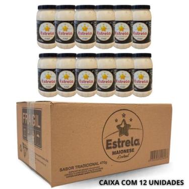 Imagem de Maionese Estrela Gourmet 470G Caixa com 12 Unidades - Kewpie