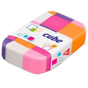 Imagem de Borracha Cube - Textura Macia - Tris, Fúcsia