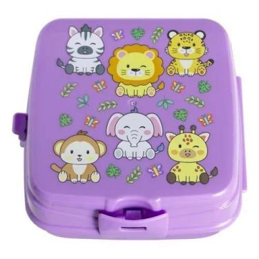 Imagem de Lancheira Dupla Com 4 Divisórias - Keita, Roxo