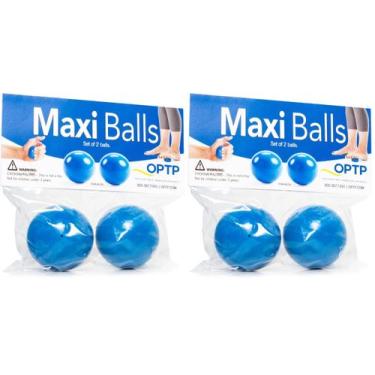 Imagem de Bolas de Massagem OPTP Maxi Balls 5,5 cm de Diâmetro Conjunto com 2
