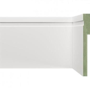 Imagem de Rodapé MDF Frisado 12CMX2,40m 1202 Moldufama Kit 72m