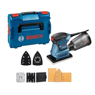 Imagem de Lixadeira GSS 160-1A com Motor 180W e Sistema de Microfiltro 220V com 3 Lixas G120 e Maleta Bosch