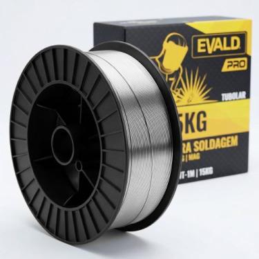 Imagem de Arame para Solda MIG 1.6 MM TUBOLAR E71T-1C Rolo com 15 KG EVALD