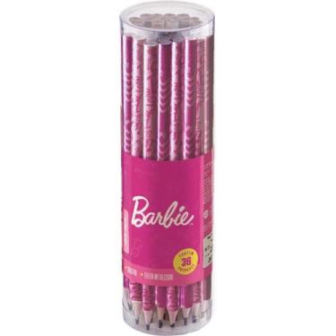 Imagem de Lapis Preto Redondo Decorado Barbie 2 Modelos POTE-36 - Summit