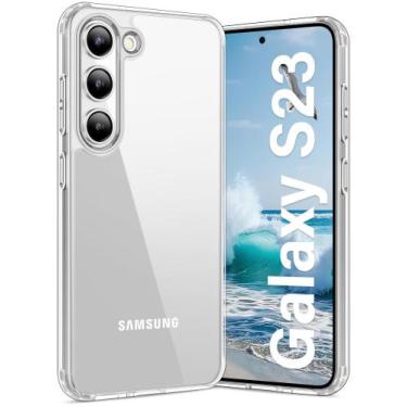 Imagem de Capa Vakoo para Samsung Galaxy S23 5G  Transparente Antiamarelamento, 