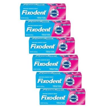 Imagem de Kit Creme Fixodent Original 40g (6 Unidades) 100% Original