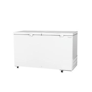 Imagem de Freezer Conservador Horizontal Fricon 503 Litros Dupla Ação Tampa de Chapa Branco HCED 503 C 127V