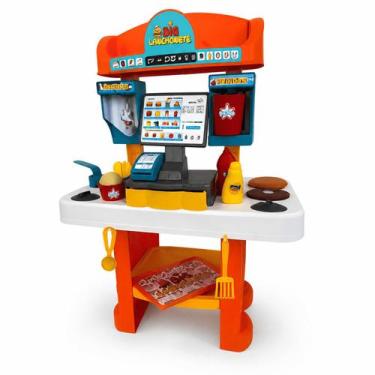 Imagem de Big Lanchonete Infantil 16 Peças Fast Food Faz de Conta Big Star Ref 5