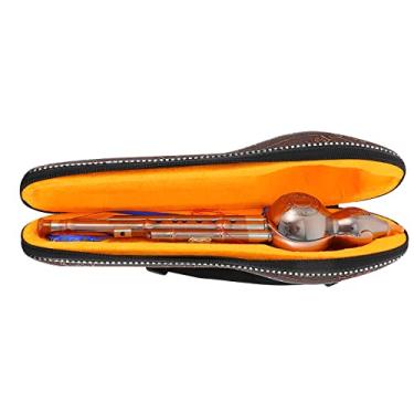 Imagem de 1 Unidade Seda De Cabaça De Três Tons Cabaça Instrumento Musical Flauta De Cabaça Instrumento De Cucúrbita Hulusi Chinês Flauta Cucurbitácea De Porcelana Adulto