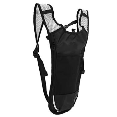 Imagem de Mochila de hidratação, mochila esportiva pacote de hidratação tira reflexiva mochila de hidratação mochila alças de ombro ajustáveis para ciclismo