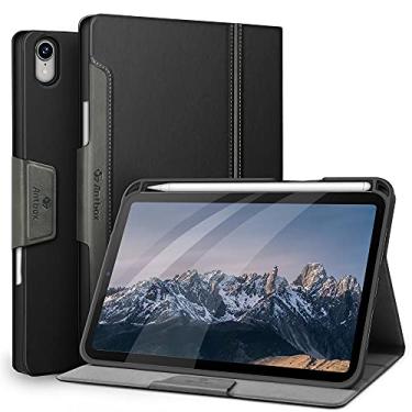 Imagem de Antbox Capa para iPad mini 7 A17 Pro, iPad mini 7ª/6ª geração (2024/2021) com suporte para lápis, capa inteligente de couro vegano com função hibernar/despertar automática