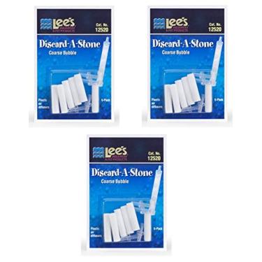 Imagem de Lee's Aquarium Pacote com 18 difusores de ar de plástico descartado, bolhas grossas