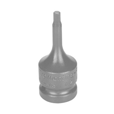 Imagem de Soquete de impacto ponta hexagopnal em aço cromo molibdênio 4 mm - Encaixe 1/2`` Tramontina