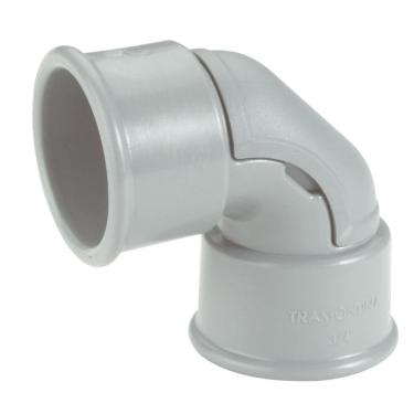 Imagem de Cotovelo 90° com Janela para Inspeção 3/4" Tramontina Cinza Tramontina