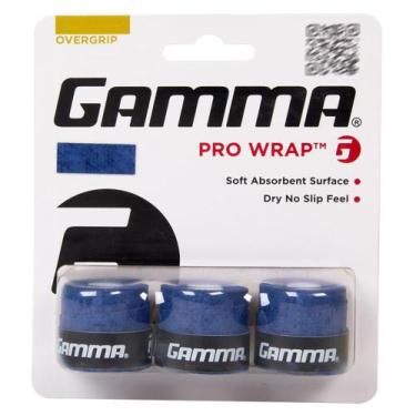 Imagem de Overgrip Gamma Pro Wrap Com 03 Unidades Azul