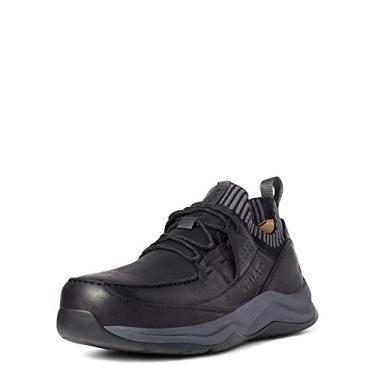 Imagem de ARIAT Bota de trabalho com bico composto Working Mile, Preto, 9.5 Wide