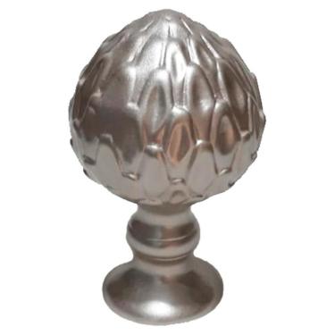 Imagem de Pinha Decorativa Encanto Elegance Em Cerâmica - Prata