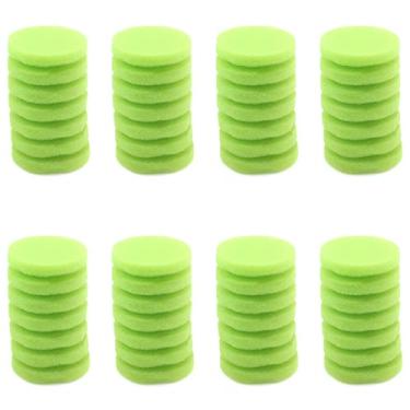 Imagem de MY MIRONEY 4,8 cm x 7,6 cm Filtro de esponja de substituição Aquário Bio Esponja Filtro de 7 camadas Esponjas de reserva verdes Pacote com 8