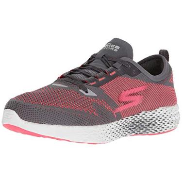 Imagem de Skechers Tênis feminino Go MEB Razor 2, Carvão/Rosa, 6