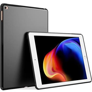 Imagem de Capa para iPad 6ª/5ª geração 2018 e 2017, Puxicu Slim Design Matte TPU Rubber Soft Skin Silicone Capa Protetora para iPad 9,7 polegadas 2018 (6ª Geração) / Tablet 2017 (5ª Geração) 9,7 polegadas - Preto