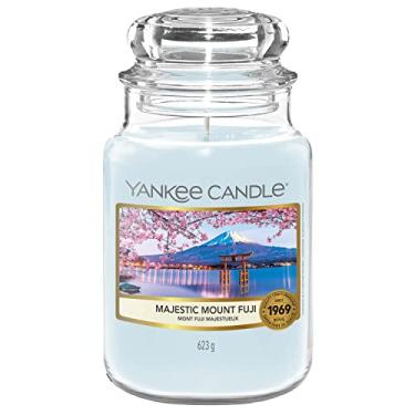 Imagem de Yankee Candle Vela perfumada | Vela grande Majestic Mount Fuji | Coleção Sakura Blossom Festival | Tempo de queima: Até 150 horas | Ótimo para