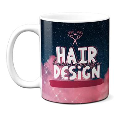 Imagem de Caneca Hair Designe A Vida Não É Perfeita O Cabelo Pode Ser (Branca)