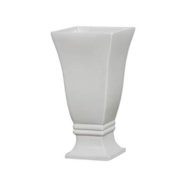 Imagem de Vaso Quadrado P 4 Ceramicas Pegorin Off White Pequeno
