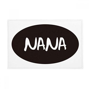 Imagem de DIYthinker Grandma Letters Present Pattern Best Wishes Tapete antiderrapante para porta de banheiro